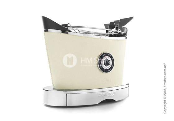 Тостер Bugatti Individual VOLO Leather, Milkcolored