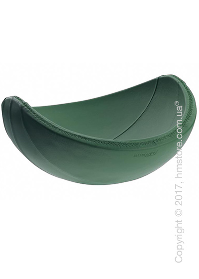 Фруктовница в коже Bugatti Individual Ninnananna Leather, Зеленая