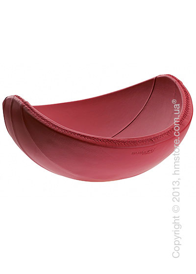 Фруктовница в коже Bugatti Individual Ninnananna Leather, Красная