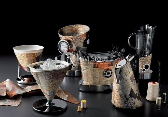 Соковыжималка для цитрусовых Bugatti VITA Individual Leather, Newspaper