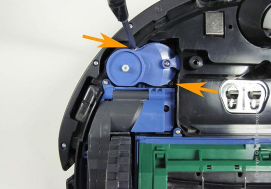 Модуль боковой щетки без щетки для iRobot Roomba 680-й, 690-й, 800-й и 900-й серии