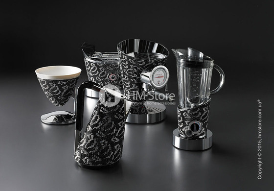 Тостер Bugatti Individual VOLO Sparkle of crystals, Black