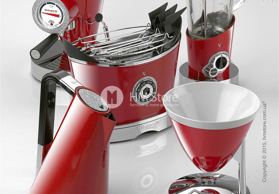 Тостер Bugatti Individual VOLO Details of light, Red