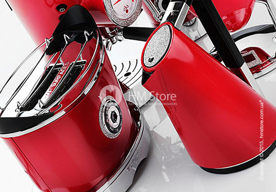 Тостер Bugatti Individual VOLO Details of light, Red