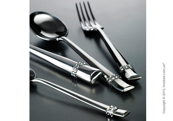 Набор столовых приборов Bugatti серия Individual Duetto Details of light на 6 персон, 24 предмета