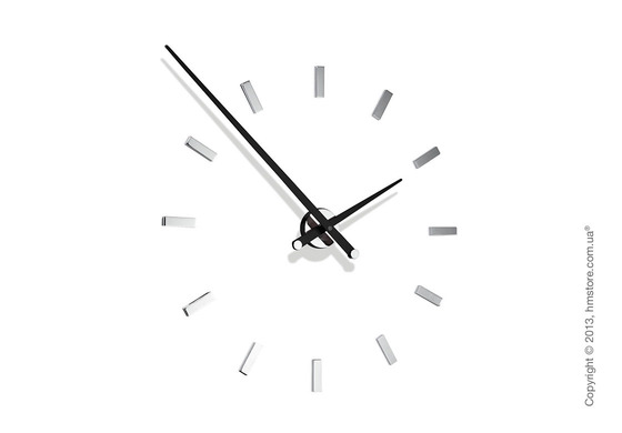 Часы настенные Nomon Tacon 12 L Wall Clock, Black