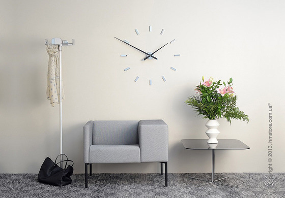 Часы настенные Nomon Tacon 12 L Wall Clock, Black