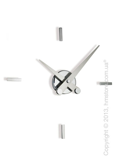 Часы настенные Nomon Puntos Suspensivos 4 I Wall Clock, Steel