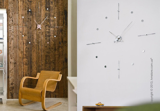 Часы настенные Nomon Mixto I Wall Clock, Red