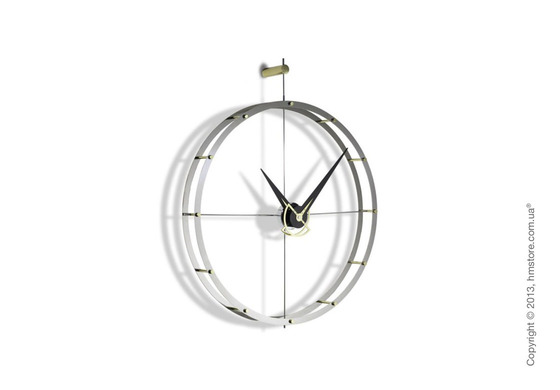 Часы настенные Nomon DOBLE O Wall Clock, Steel Часы настенные Nomon DOBLE O Wall Clock, Steel