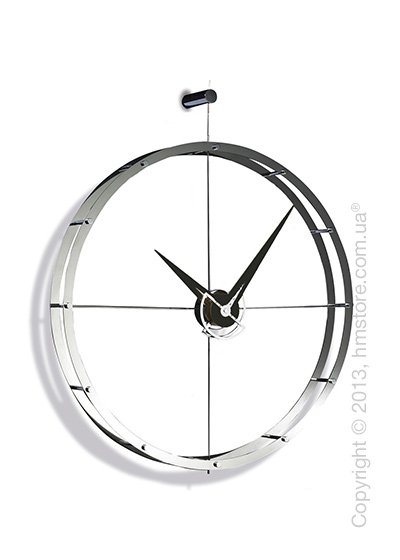Часы настенные Nomon DOBLE O Wall Clock, Steel