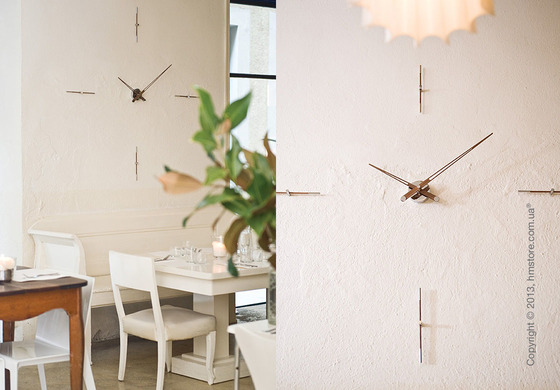 Часы настенные Nomon Merlin 4 N Wall Clock, Walnut