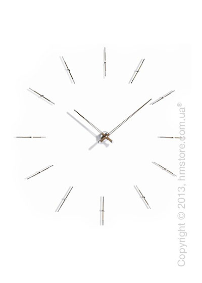 Часы настенные Nomon Merlin 12 N Wall Clock, Walnut