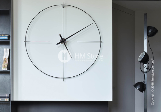 Часы настенные Nomon Bilbao N Wall Clock, Black