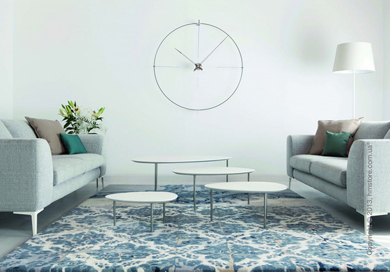 Часы настенные Nomon Bilbao N Wall Clock, White