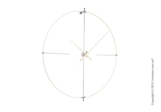 Часы настенные Nomon Bilbao L Wall Clock, White