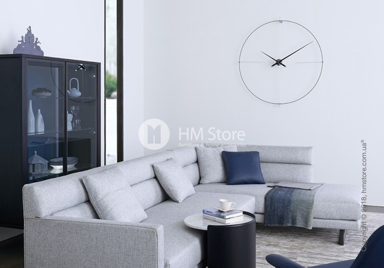 Часы настенные Nomon Bilbao L Wall Clock, Black