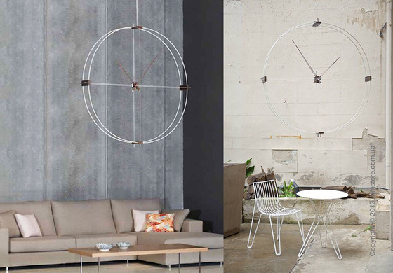 Часы подвесные Nomon Delmori, White