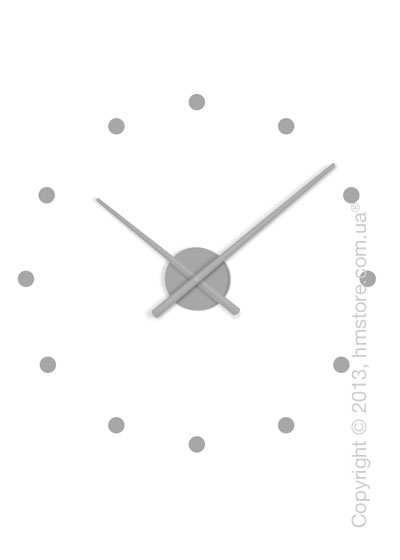 Часы настенные Nomon Oj Mini Wall Clock, Silver
