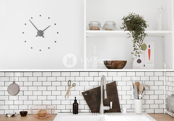 Часы настенные Nomon Oj Mini Wall Clock, Grey