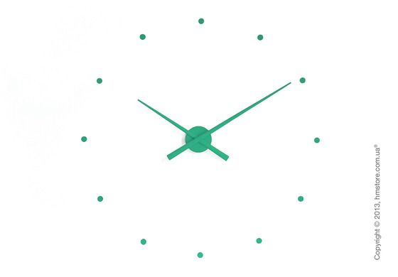 Часы настенные Nomon Oj Wall Clock, Green