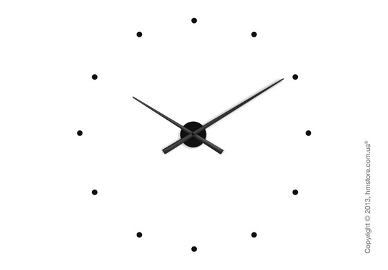 Часы Настенные Nomon Oj Wall Clock, Black – Купить