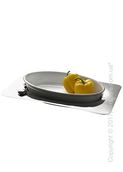 Фруктовница Bugatti Acqua Oven Dish, Хром