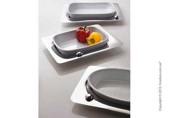 Фруктовница Bugatti Acqua Oven Dish, Хром