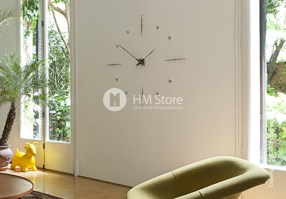 Часы настенные Nomon Mixto N Wall Clock, Walnut