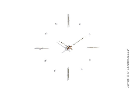 Часы настенные Nomon Mixto N Wall Clock, Walnut