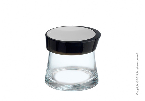 Емкость для сыпучих продуктов Bugatti Glamour JAR, 0.7 л, Черная