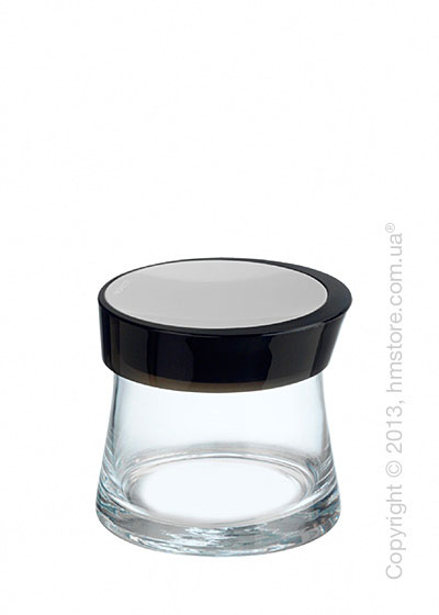 Емкость для сыпучих продуктов Bugatti Glamour JAR, 0.7 л, Черная