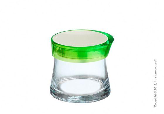 Емкость для сыпучих продуктов Bugatti Glamour JAR, 0.7 л, Зеленая