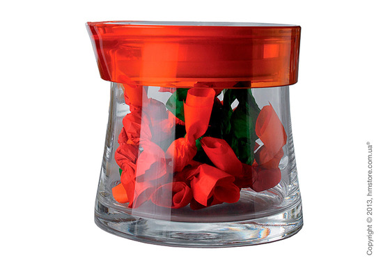 Емкость для сыпучих продуктов Bugatti Glamour JAR, 0.7 л, Красная