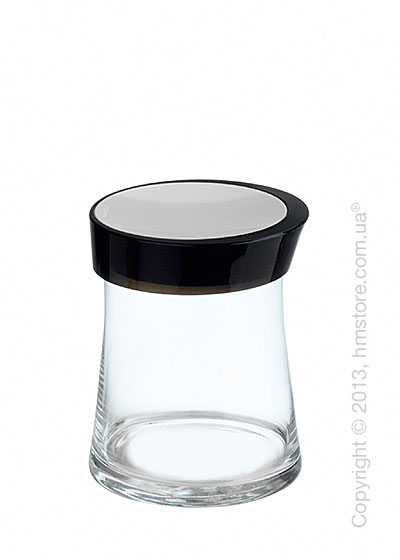 Емкость для сыпучих продуктов Bugatti Glamour JAR, 1 л, Черная