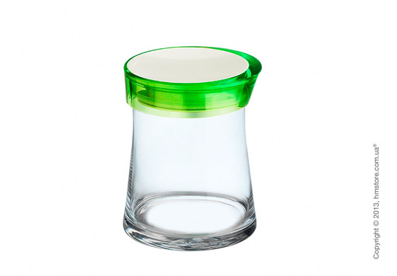 Емкость для сыпучих продуктов Bugatti Glamour JAR, 1 л, Зеленая