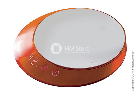 Весы кухонные с таймером Bugatti Glamour Scale and timer, Orange