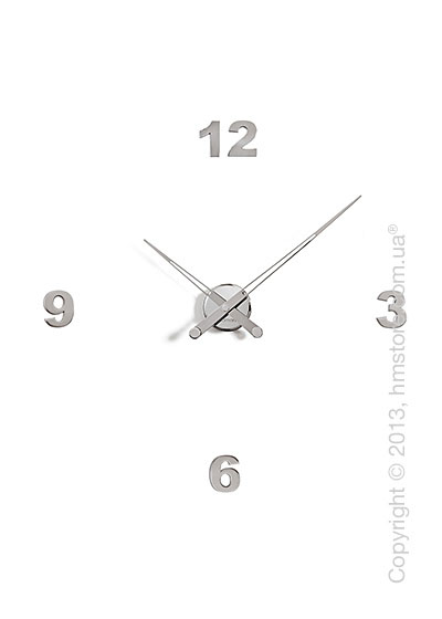 Часы настенные Nomon Axioma I 4 Numbers Pack Wall Clock, Steel