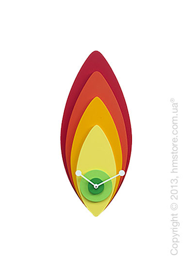 Часы настенные Progetti Petali Wall Clock, Orange