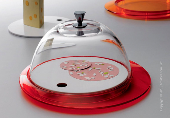 Блюдо с крышкой Bugatti Glamour Cake Tray and Food Tray with Glass Cover, Сиреневое Блюдо с крышкой Bugatti Glamour Cake Tray and Food Tray with Glass Cover, Сиреневое