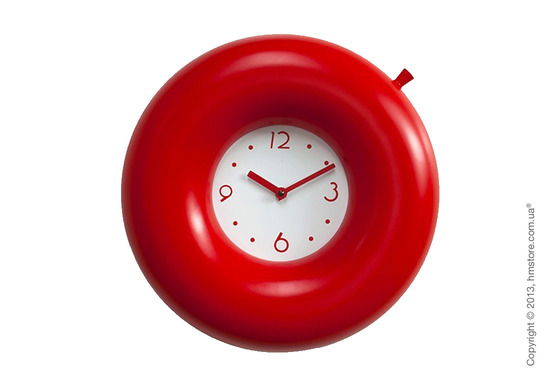 Часы настенные Progetti Salvatempo 1 Wall Clock, Red
