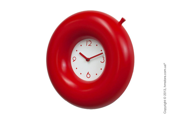 Часы настенные Progetti Salvatempo 1 Wall Clock, Red