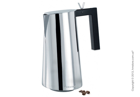 Кофеварка Bugatti Via Roma на 3 чашки, Хром