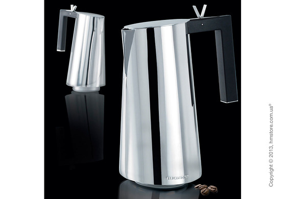 Кофеварка Bugatti Via Roma на 3 чашки, Хром