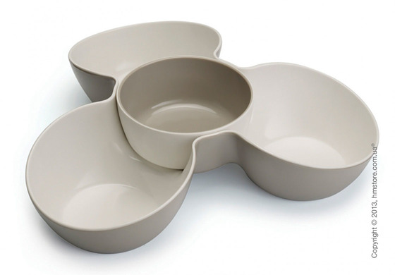 Миски для закусок Joseph Joseph Triple Dish, Светло-серые