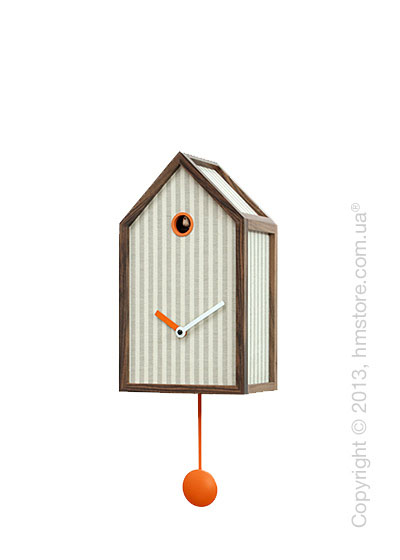 Часы настенные Progetti Mr. Orange Wall Clock, Stripe