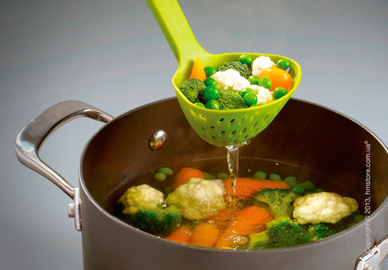 Шумовка Joseph Joseph Scoop Straining Ladle, Зеленая