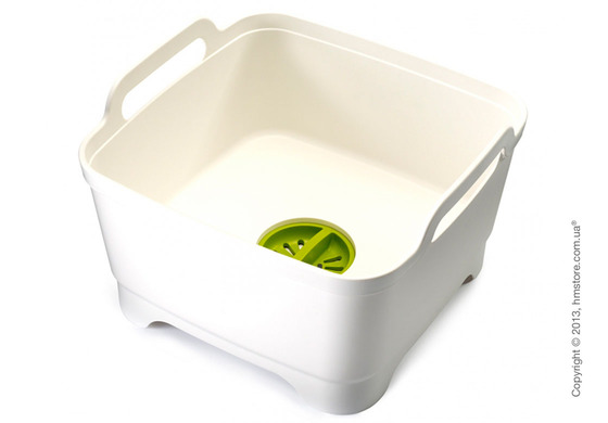 Емкость для мытья посуды Joseph Joseph Wash & Drain, Белая