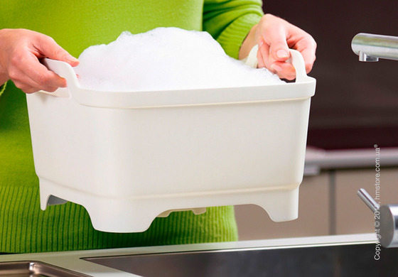 Емкость для мытья посуды Joseph Joseph Wash & Drain, Белая