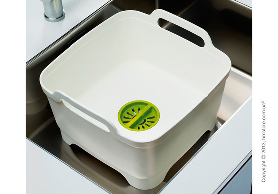 Емкость для мытья посуды Joseph Joseph Wash & Drain, Серая